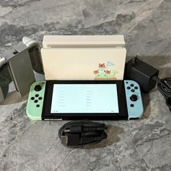 Nintendo Switch Console Animal Crossing Edition