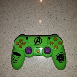 Custom Avengers Hulk PS4 Controller