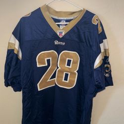 rams football jersey faulk size XL