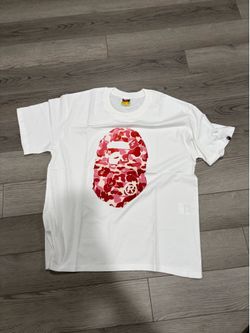 white bape shirt size XL