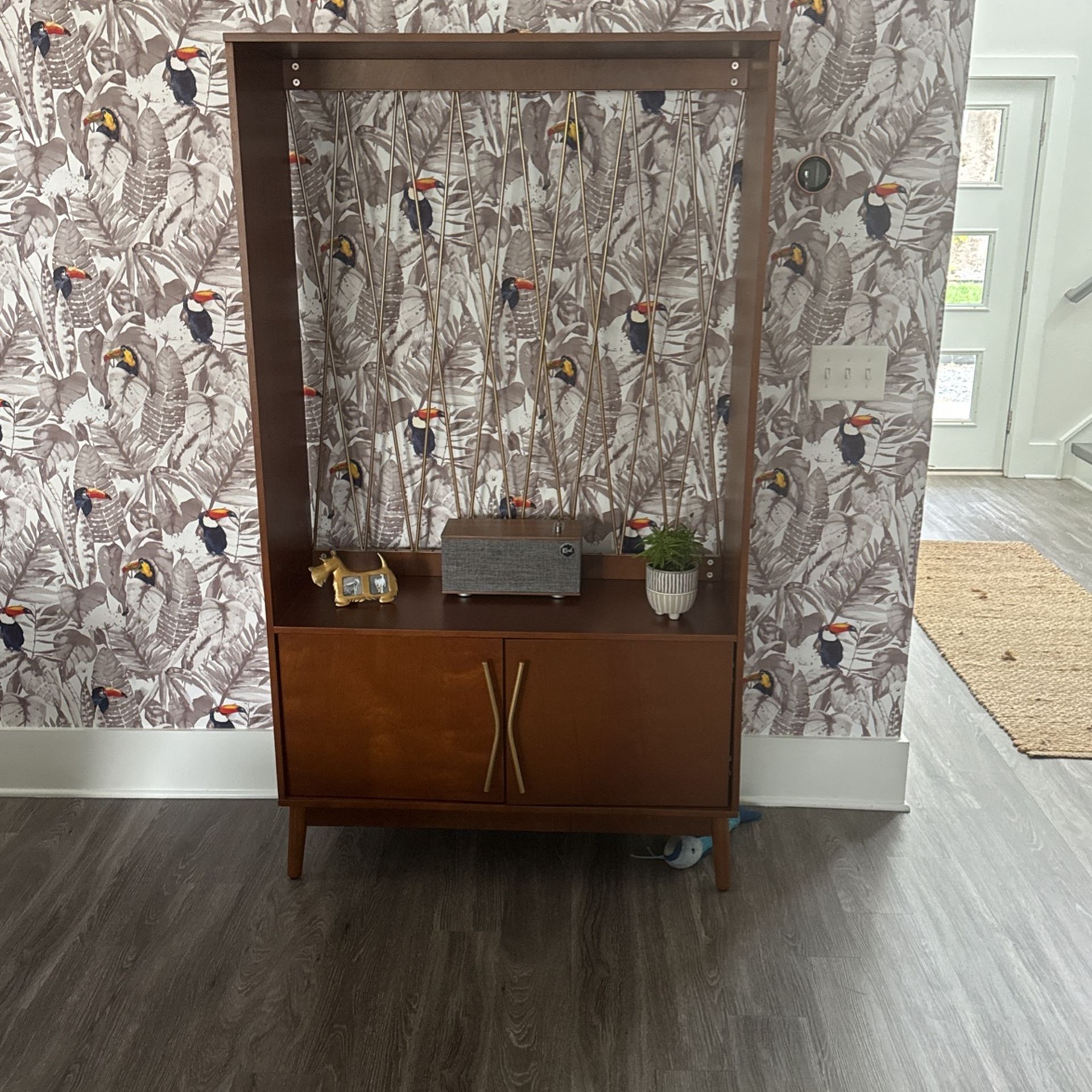 Brown Living Room Cabinet/Hutch