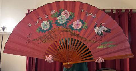 Giant Decorative Asian Wall Fan
