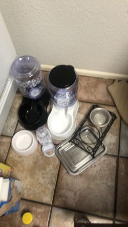 Dog/Cat water food bowls