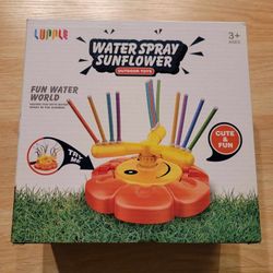 Kids Sprinkler For Yard, Summer Toddler Water Sprinkler Sunflower

New