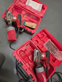 2 Milwaukee 1/4" sheet play Sanders (one of them doesn't hold the sand paper properly)