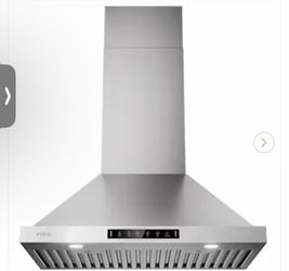 30 in. 900 CFM Convertible Wall Mount Range Hood in Stainless Steel with Charcoal Filter Gesture Control and Low Noise