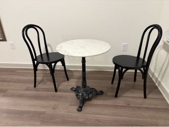 Modern Parisian-inspired bistro set