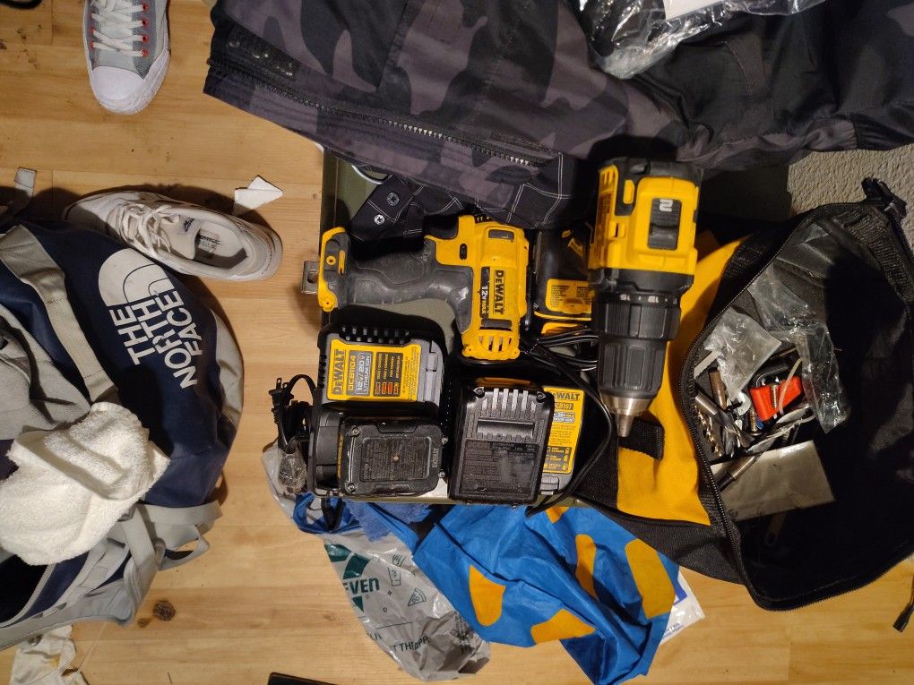 20 Volt Hammer Drill With Dual Charger 12v Hamer Drill With Fuel Charger