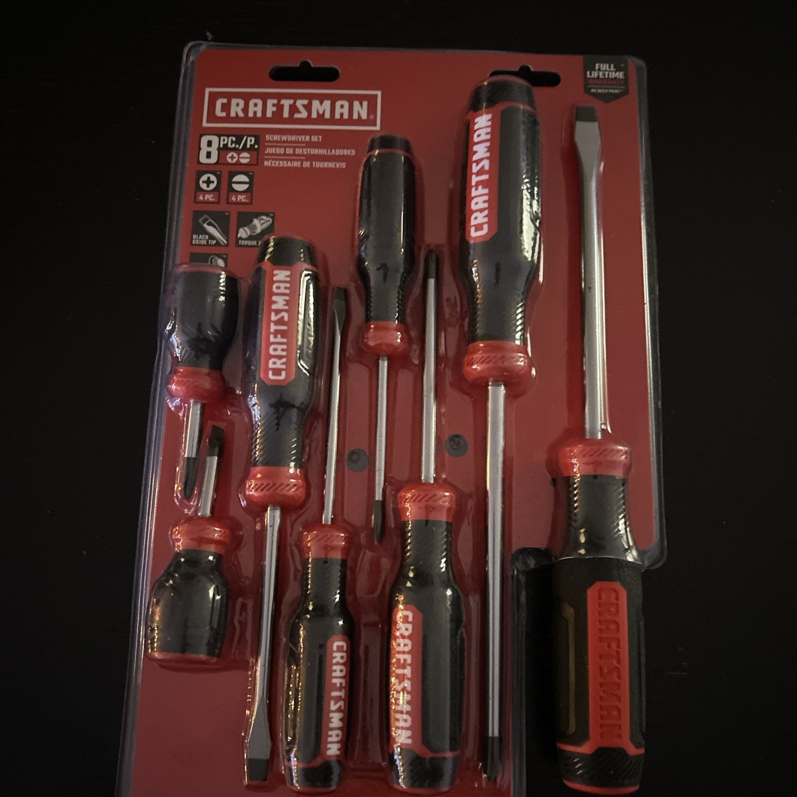 Craftsman Screwdriver Set Assorted 8 Piece