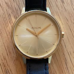 Nixon Watch Kensington Leather