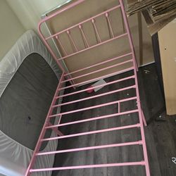 Twin Pink Bed Frame
