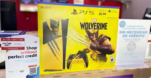 PS5 WOLVERINE brand new available on Payments option with $85 down and take home
