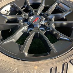 4 2022 TOYOTA TUNDRA TRD Rims-Tires $1200