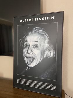 Albert Einstein Metal Poster