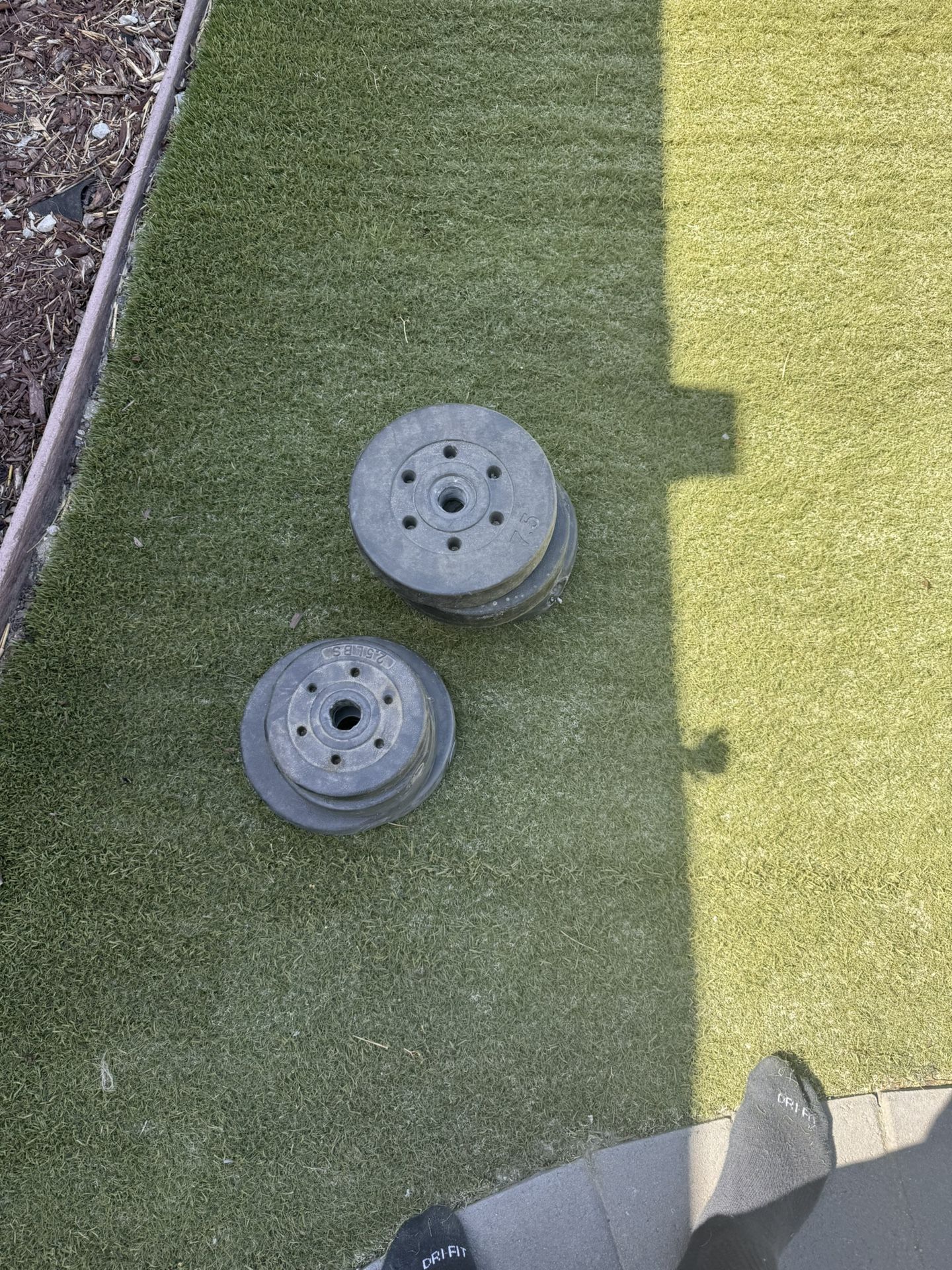 Bench and weights