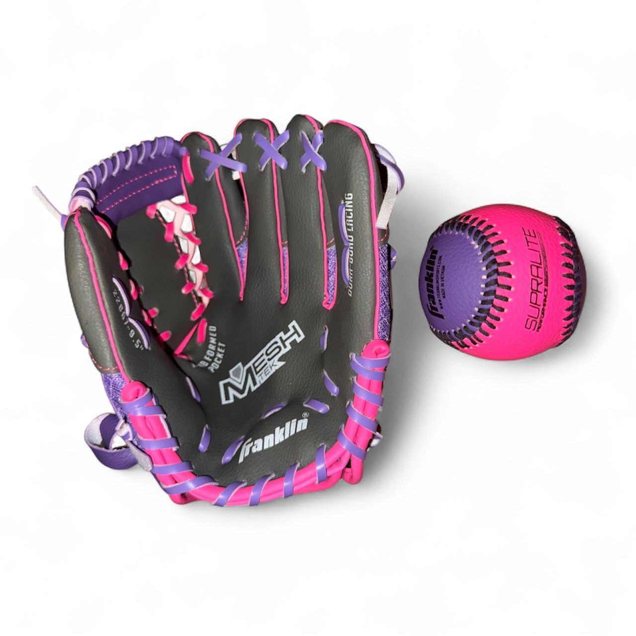 Franklin Sports Meshtek Kids' 9.5" Baseball Glove 2 Available 