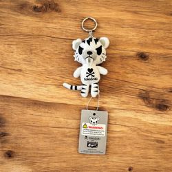 NEW Tokidoki X Asics Onitsuka Tiger Plush Keychain Bag Charm White