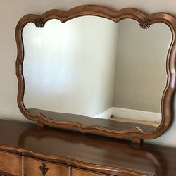 Large Wood Frame mirror