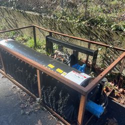 AGT 72" Skid Steer Rotary Angle Broom, M/N SSAB-72, Unused