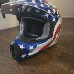 NFX American Flag Dirt Bike Motorcycle Helmet