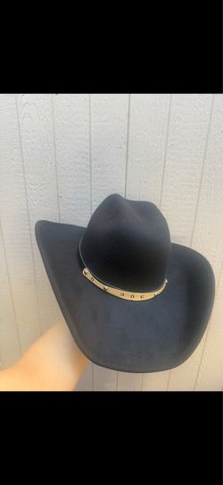 Black Felt Cowboy with Gold Band