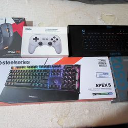 Keyboard, Mice, And Controller