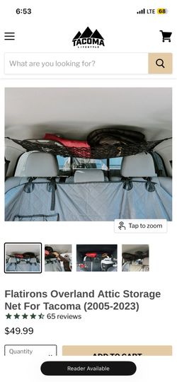 Flatirons Overland Attic Storage Net for Tacoma