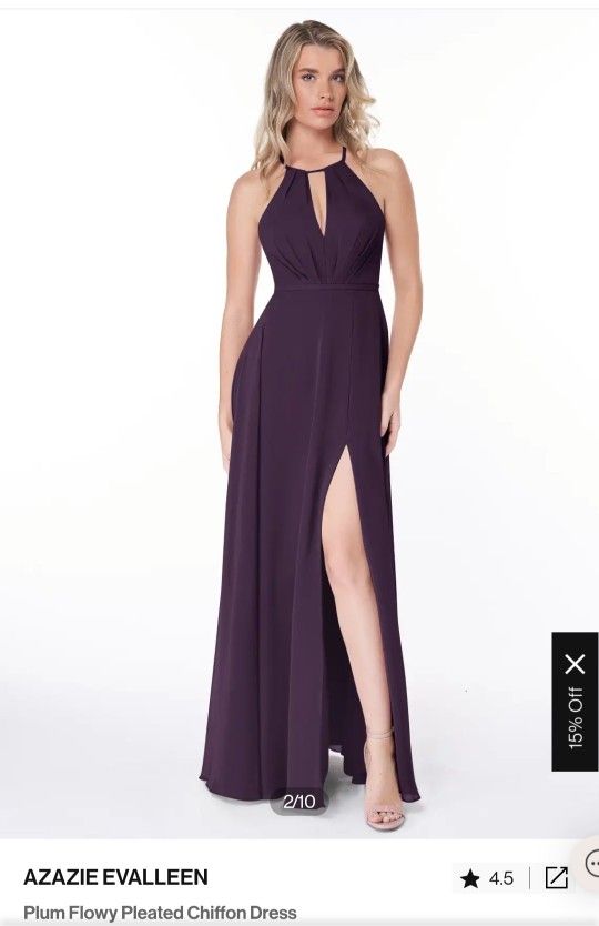 Violet Evening Dress
