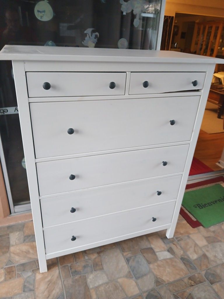 6 Drawer White Dresser Chest Of Drawers