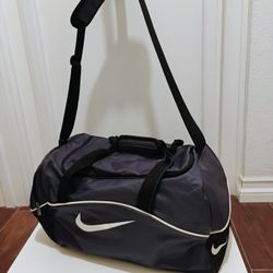 Classic Nike Swoosh Blue Gray Gym Bag