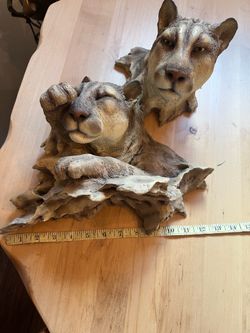 Mountain Lion wall sculpture