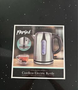 Parini Stainless Steel Electric Kettle Cordless