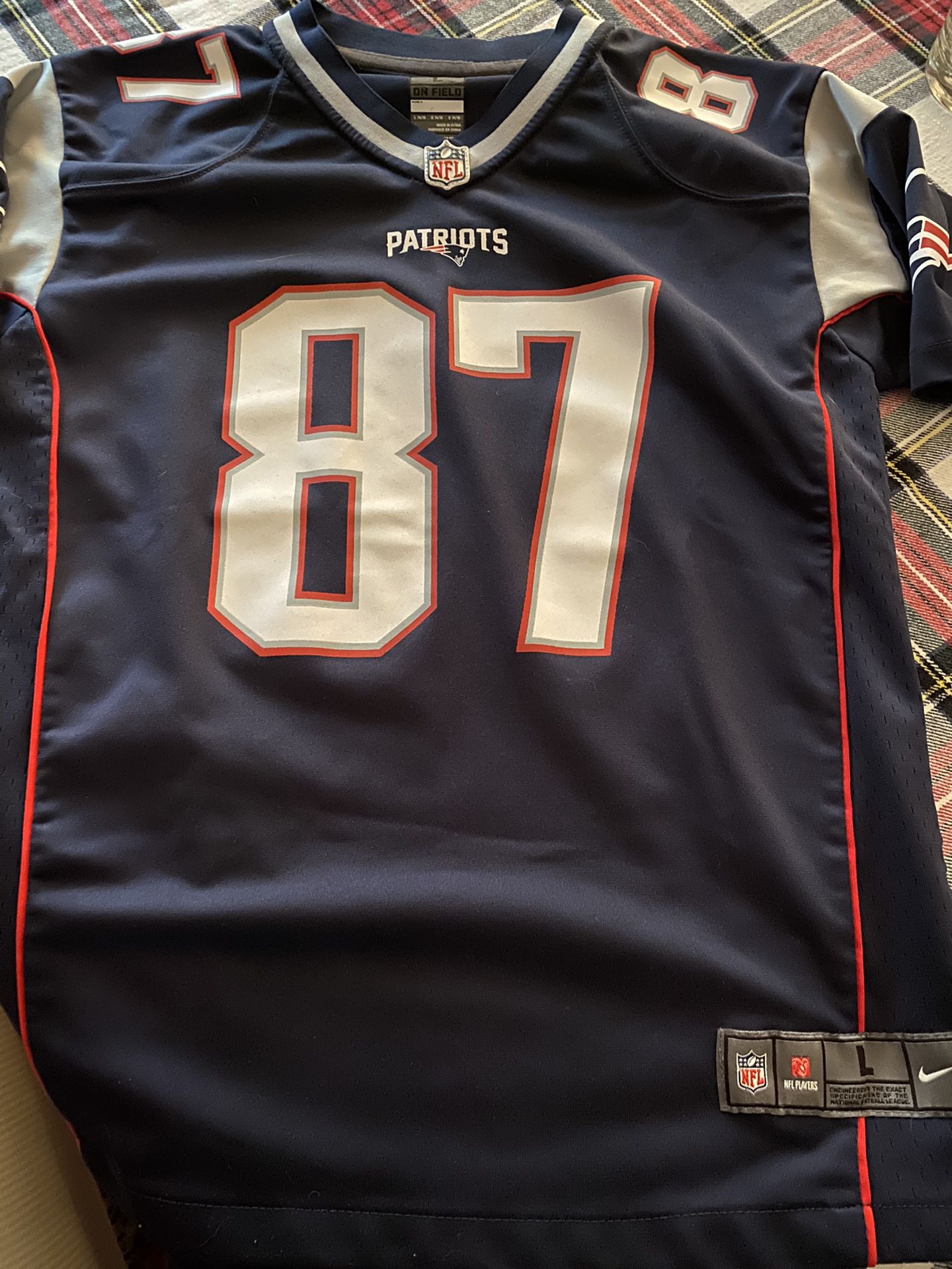 Nike Youth Gronkowski Patriots Jersey, Youth L