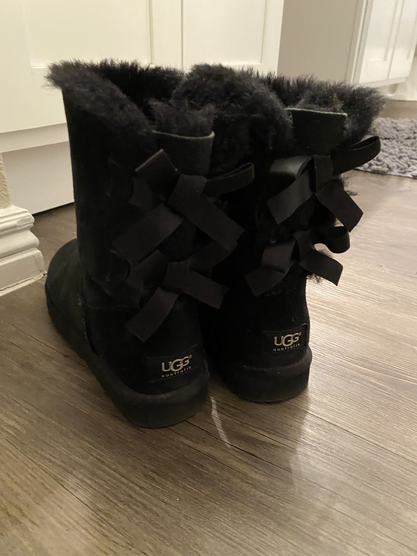 Black UGG Women's Bailey Bow II Boots