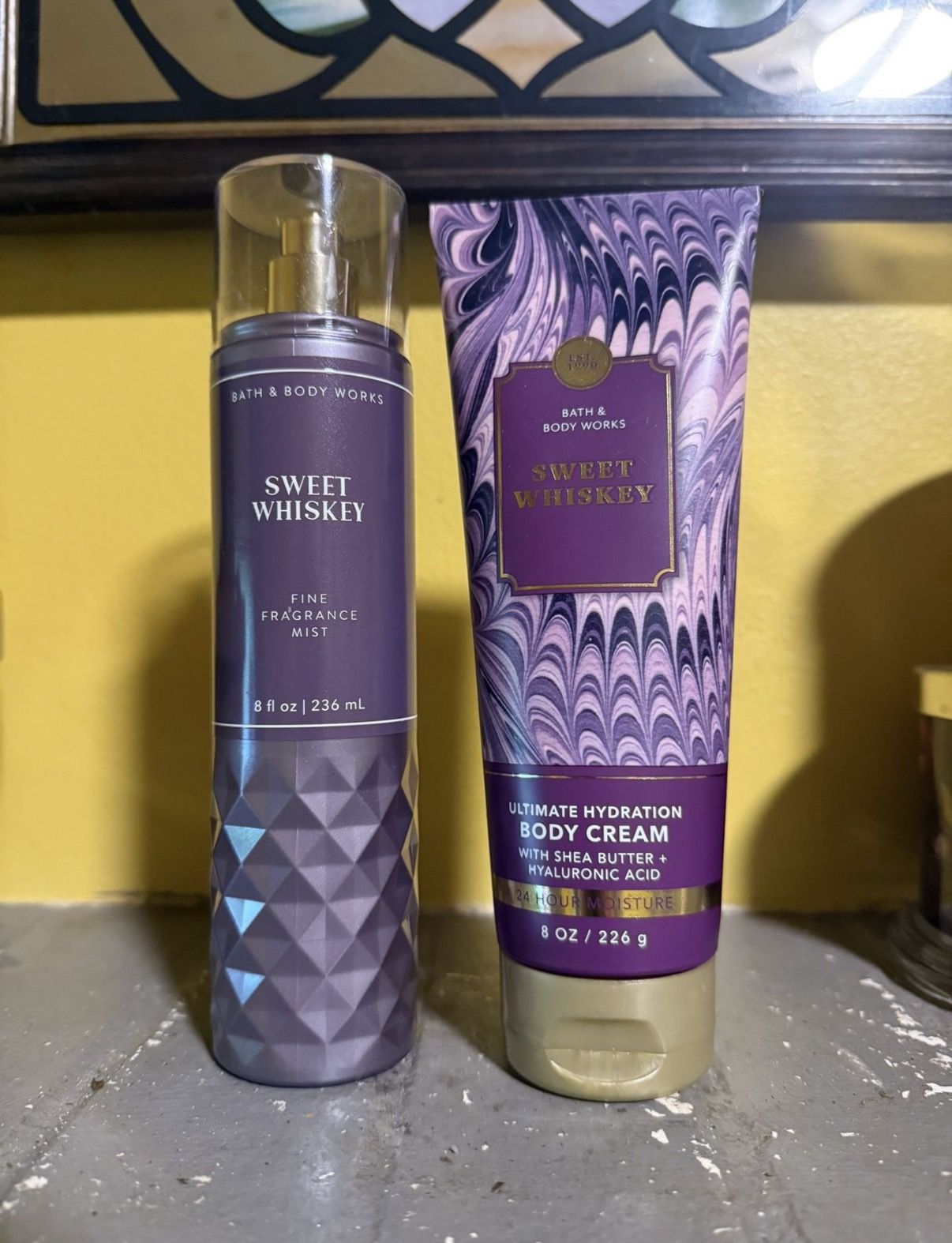 New SWEET WHISKEY Limited Edition Fine Fragrance Mist & Body Cream BATH & BODY WORKS 