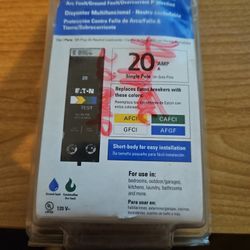 Eating 20 Amp Combo Hard Fall GFI Plug On Neutral Bar