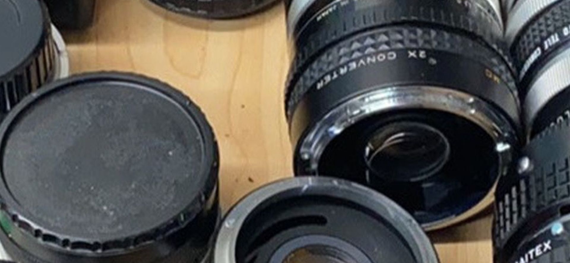 Vintage Camera Lens And Camera Lot