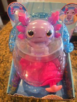 Animagic Let's Glo Axolotl Bubble Reef Figure squishy