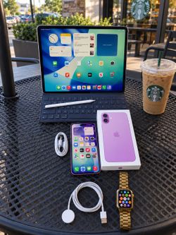 Unlocked Iphone 16 Plus $620 iPad Pro 12.9 Unlocked Cellular Model $520! Nike edition Apple watch $225!  All 3 $1200! Trade are welcome Cash & trade