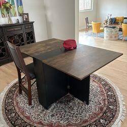 Folding Dining Table With Storage 