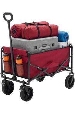Brand new Heavy Duty Folding Wagon – All-Terrain Wheels & Brakes