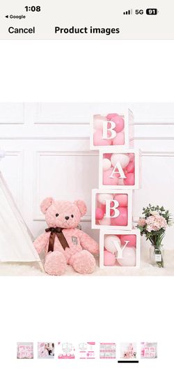 Clear Balloon Boxes For Boys And Girls Gender.