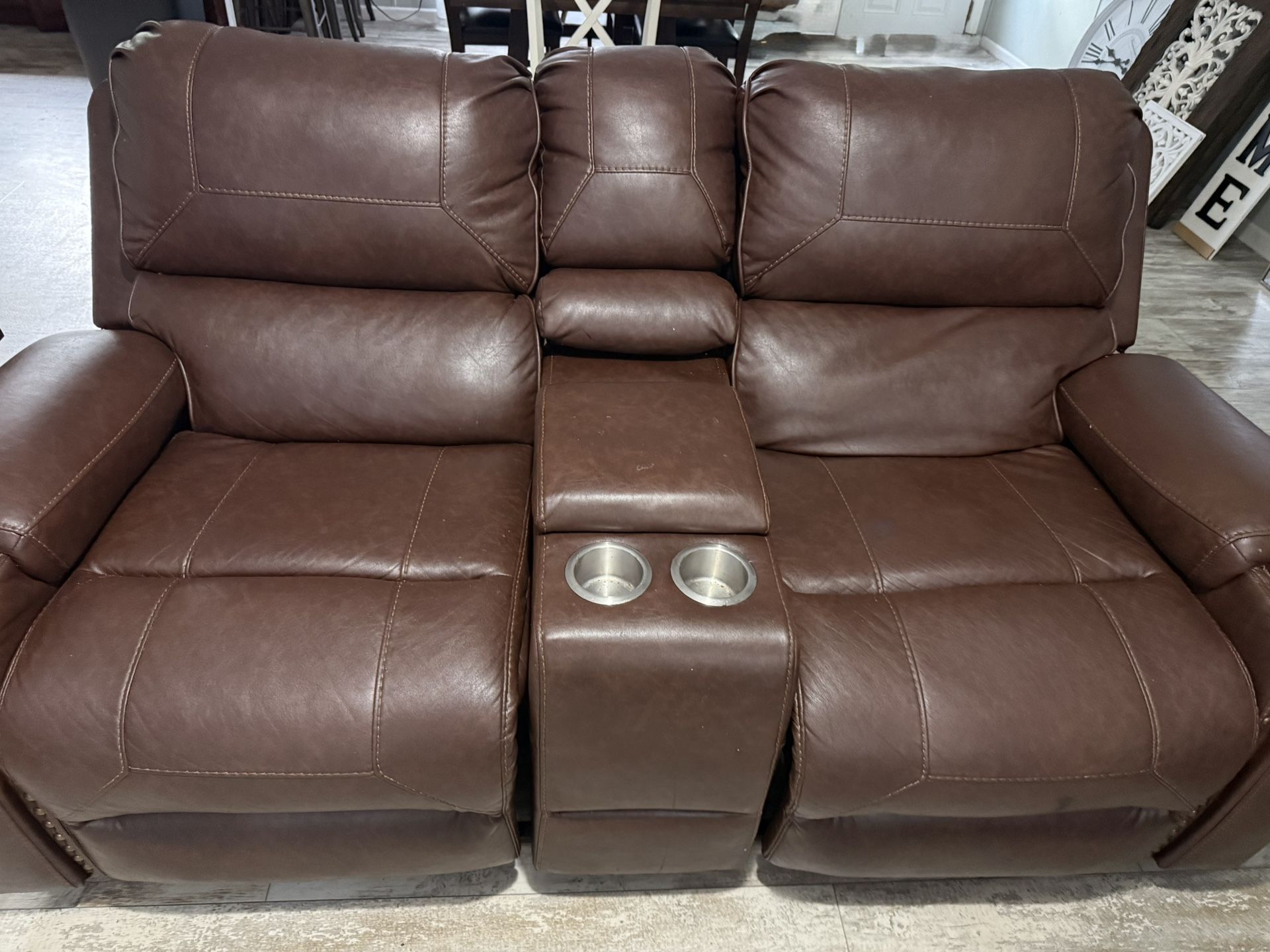 Leather Sofa And Loveseat
