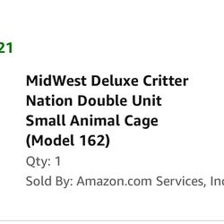 Midwest Deluxe Critter Nation Double Unit (Model 162) And Accessories 
