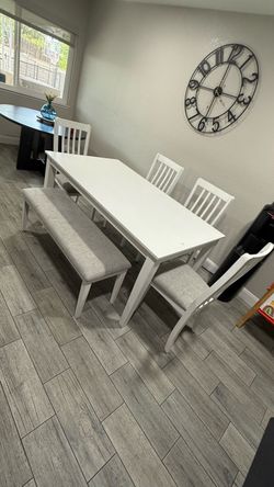 6 piece dinning table