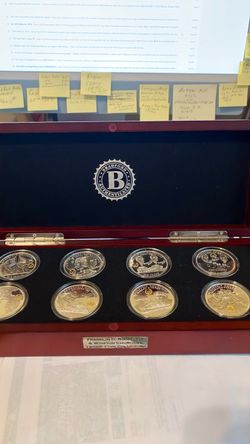 Bradford Exchange Franklin D. Roosevelt & Winston Churchill Legacy Coin Collection