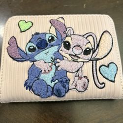 Loungefly Disney Lilo & Stitch Angel & Stitch Pastel Color Block Wallet