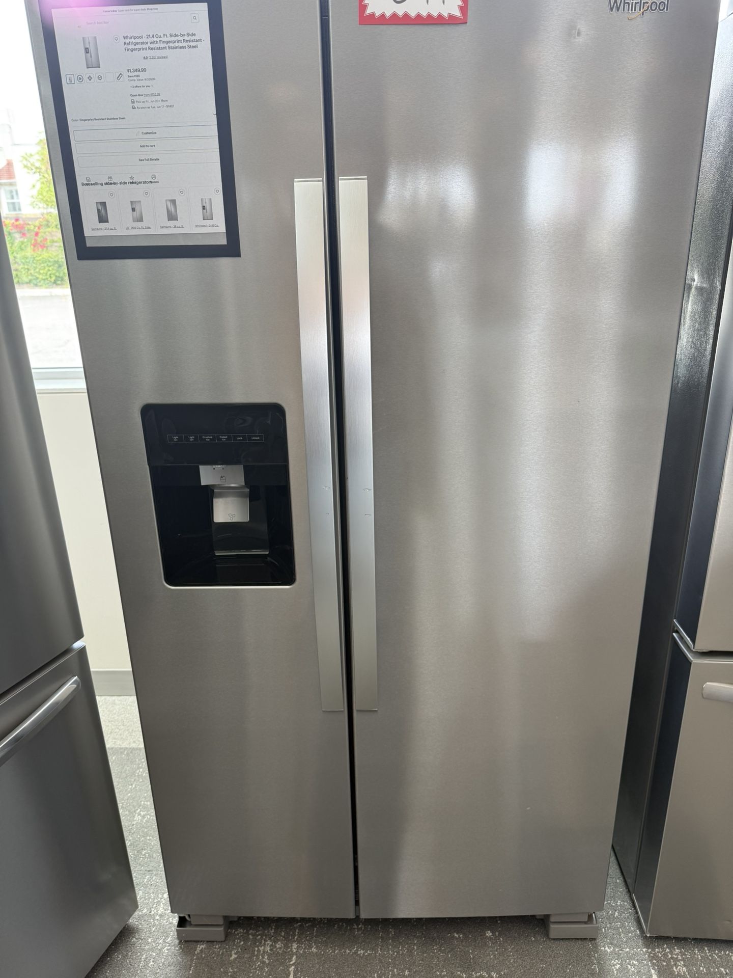 Whirlpool Side By Side Fridge