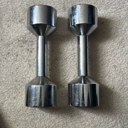 2 -10 lbs Weider Screw On Weights