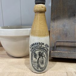 Vintage 1800’s English New Castle Bottle 